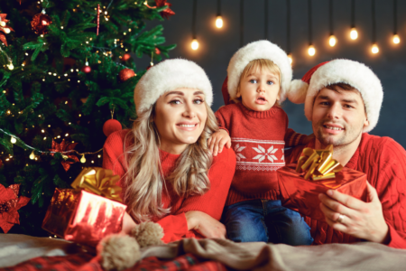 festive family