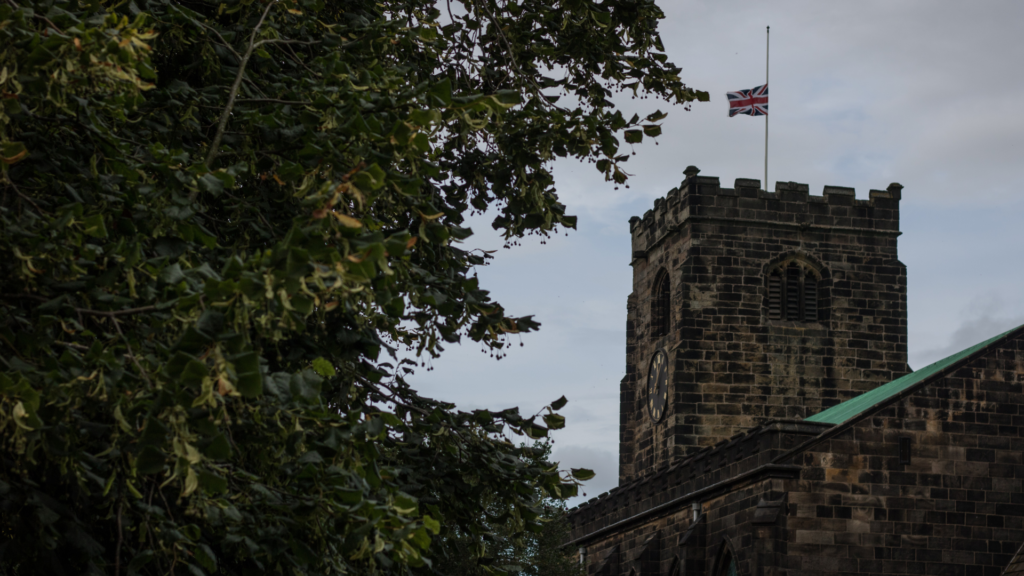 half mast union jack